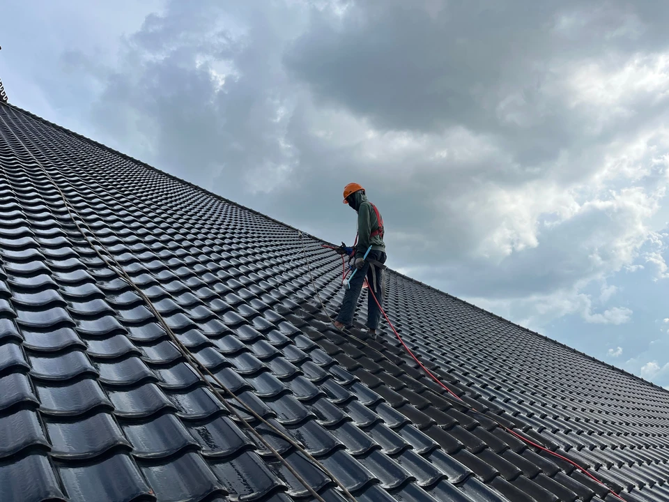 Inspection Commerciale Du Toit Par Drone